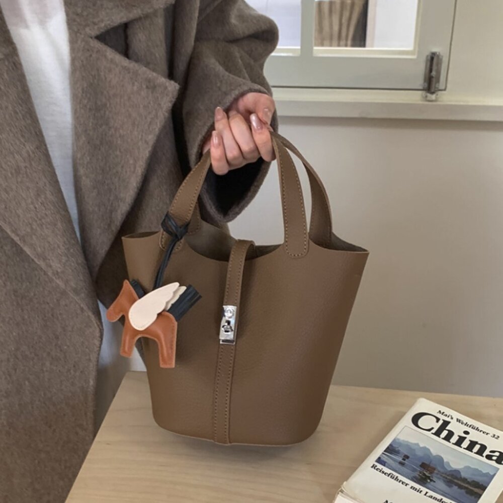 Classic Mini Top Handle Bucket Bag